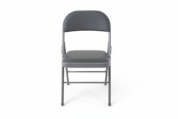 Grey Folding Padded Chair Rental | Comfortable Event Seating – Wynn