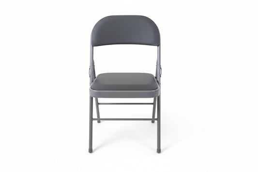 Grey Folding Padded Chair Rental | Comfortable Event Seating – Wynn