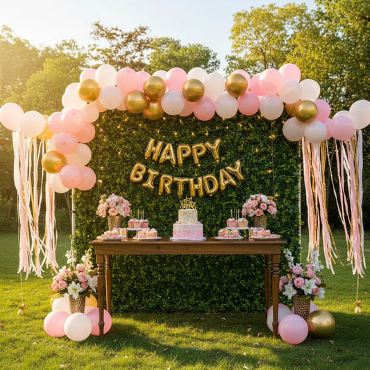 Forest Flower Wall Rental