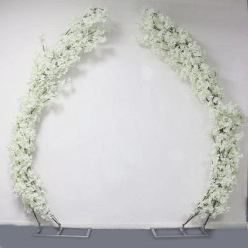 White Cherry Blossom Open Arch Rental