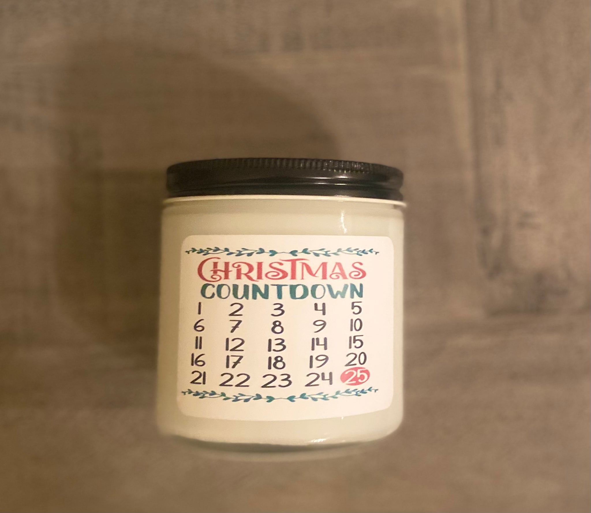 Christmas Countdown Advent Candle
